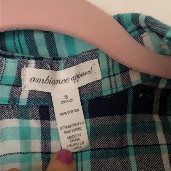 blue flannel - Picture 2 of 3